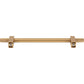 JEFFREY ALEXANDER 698-160SBZ Larkin Knurled Ends 160 mm Center-to-Center Bar Pull - Satin Bronze