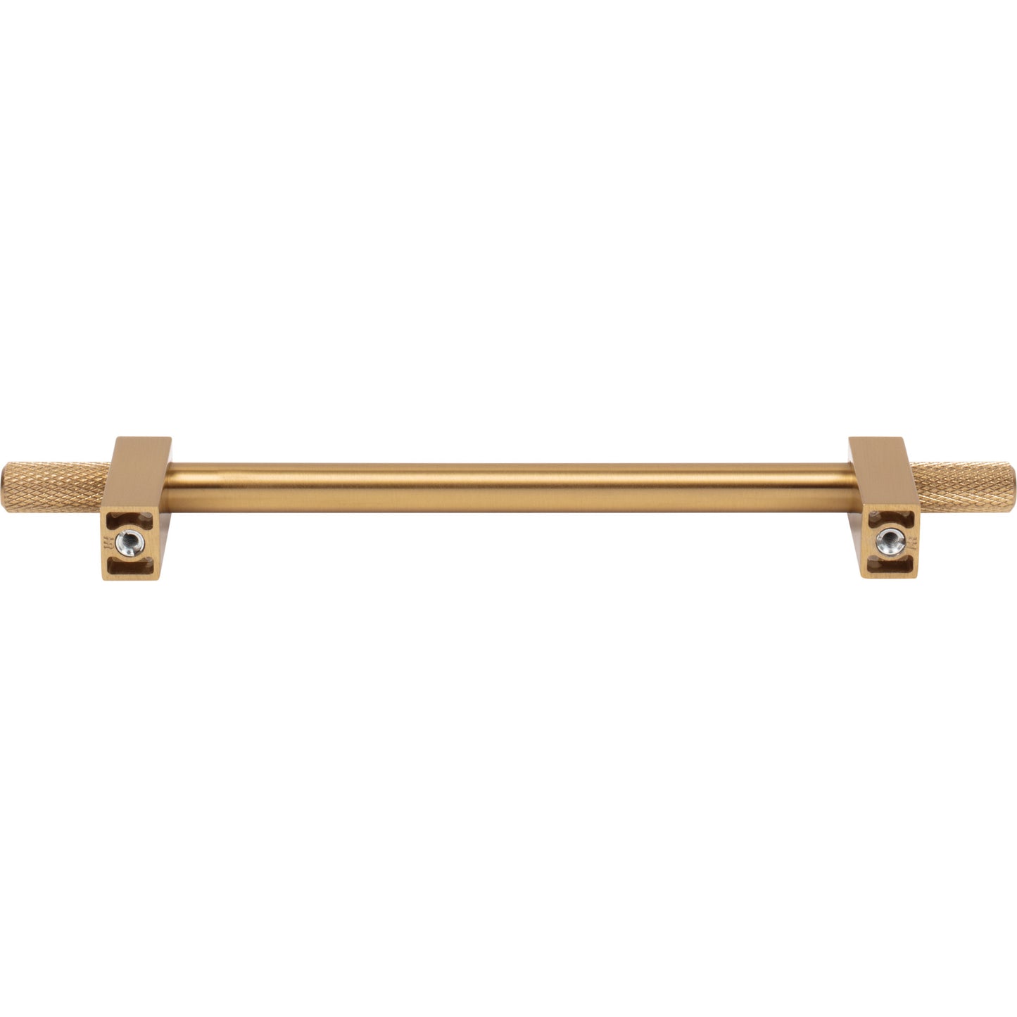 JEFFREY ALEXANDER 698-160SBZ Larkin Knurled Ends 160 mm Center-to-Center Bar Pull - Satin Bronze