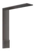 AXOR 12593341 ShowerComposition 1-Jet Showerhead 110/220 and Shoulder Shower, 2.5 GPM - Brushed Black Chrome