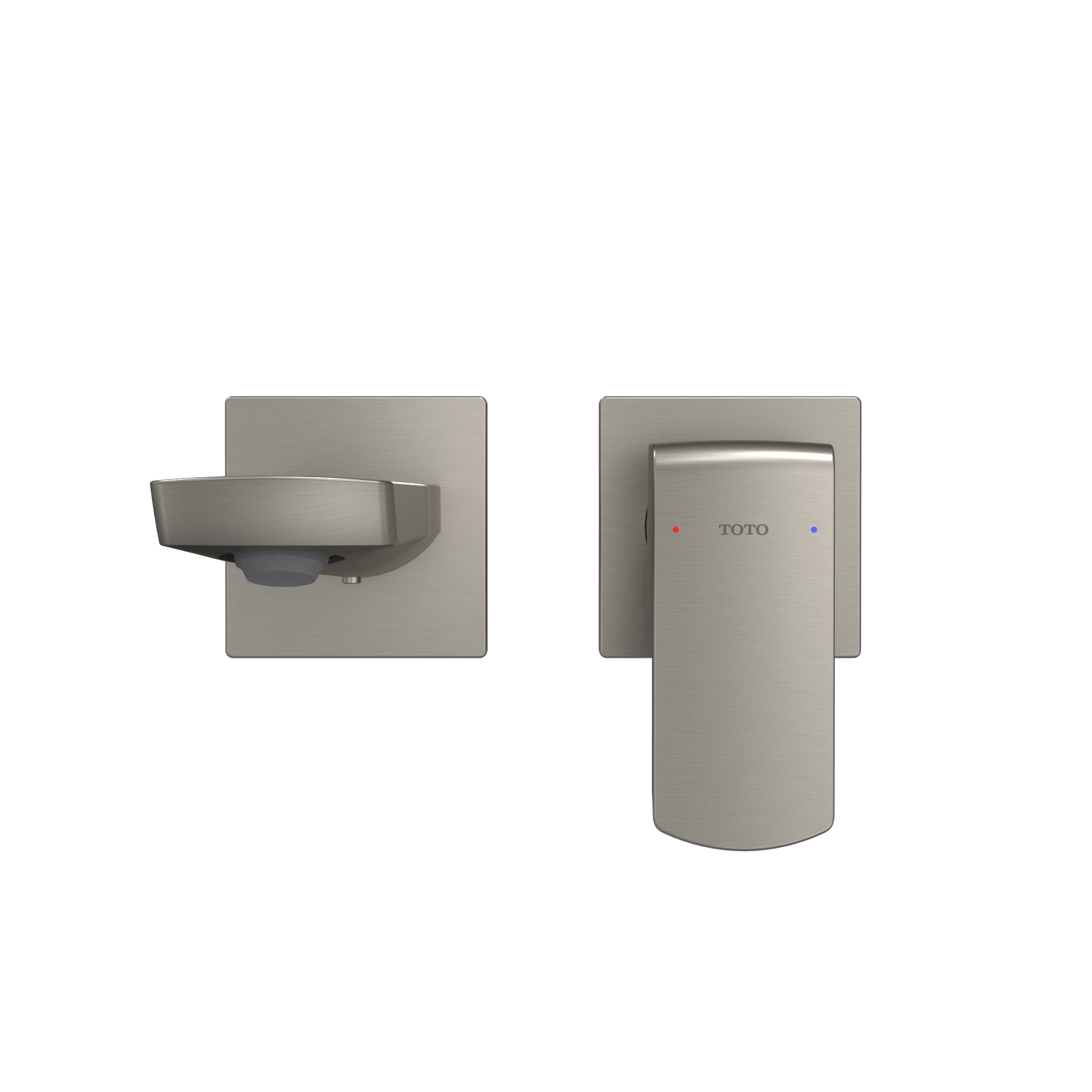 TOTO TLG02311U#BN Gr 1.2 Gpm Wall-Mount Single-Handle Bathroom Faucet With Comfort Glide Technology - Brushed Nickel