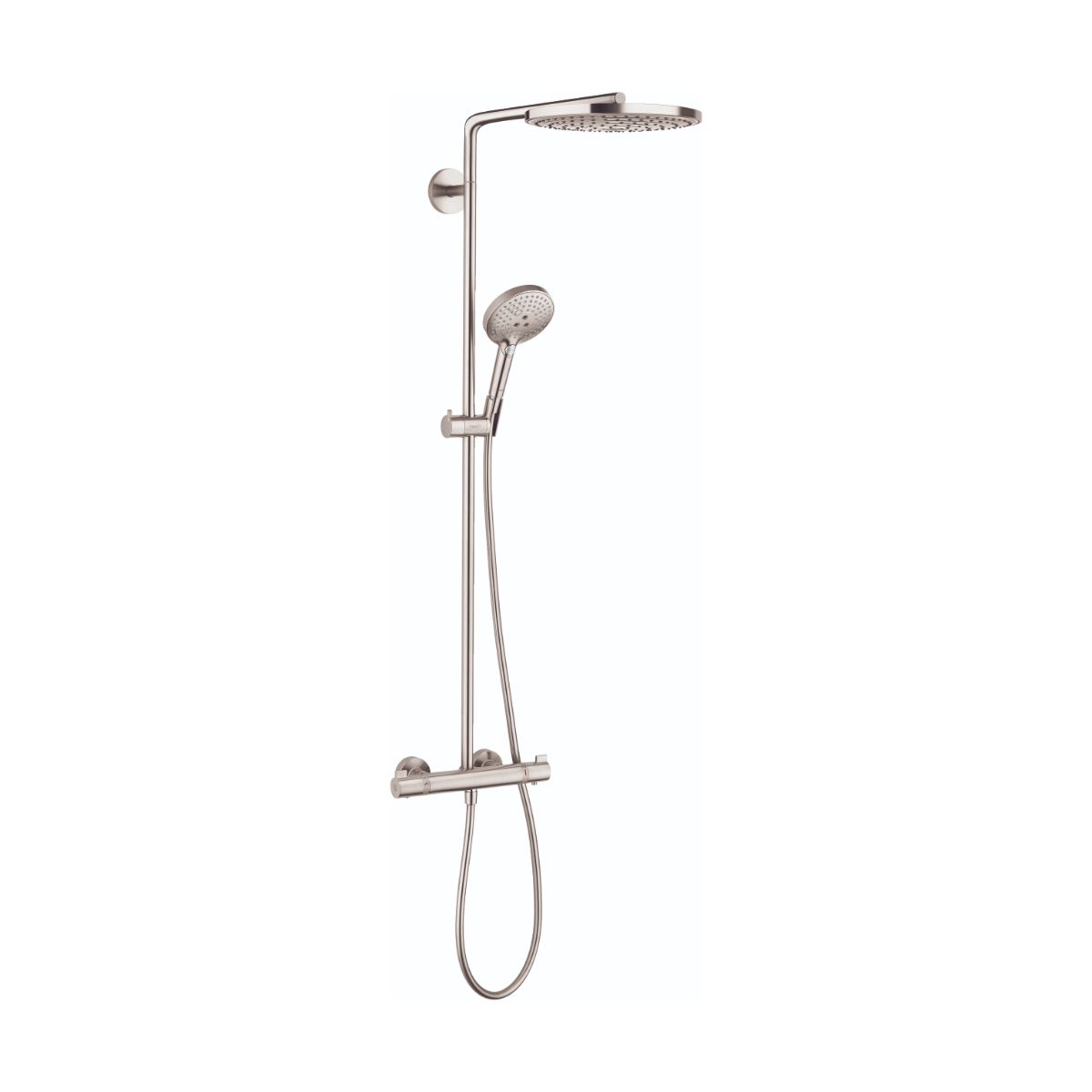 HANSGROHE 27129821 Brushed Nickel Raindance Select S Modern Showerpipe 2.5 GPM