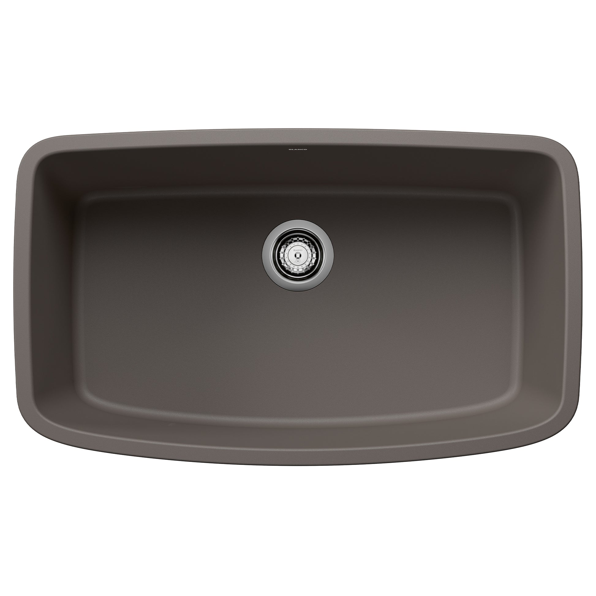 BLANCO 443128 Valea Valea SILGRANIT 32" Super Single Undermount Kitchen Sink - Volcano Gray in Volcano Gray