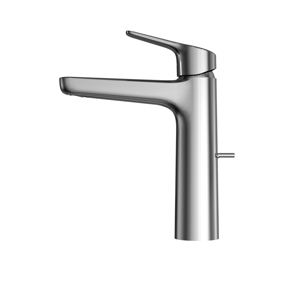 TOTO TLG03303U#CP Gs Series 1.2 Gpm Single Handle Bathroom Faucet For Semi-Vessel Sink With Comfort Glide Technology And Drain Assembly - Polished Chrome