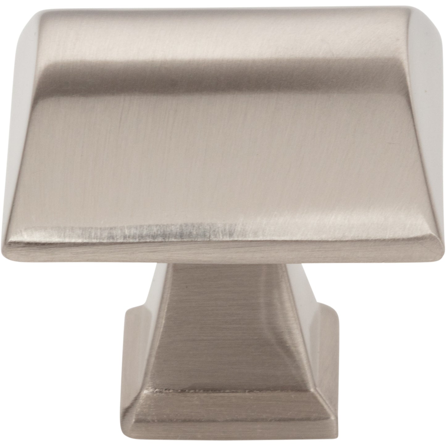 JEFFREY ALEXANDER 944SN Roman 1-1/4" Length Square Knob - Satin Nickel