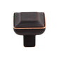 TOP KNOBS TK671UM Podium 1 1/8" Length Square Knob - Umbrio