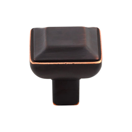 TOP KNOBS TK671UM Podium 1 1/8" Length Square Knob - Umbrio