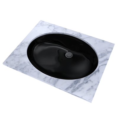 TOTO LT597#51 Dantesca Oval Undermount Bathroom Sink - Ebony