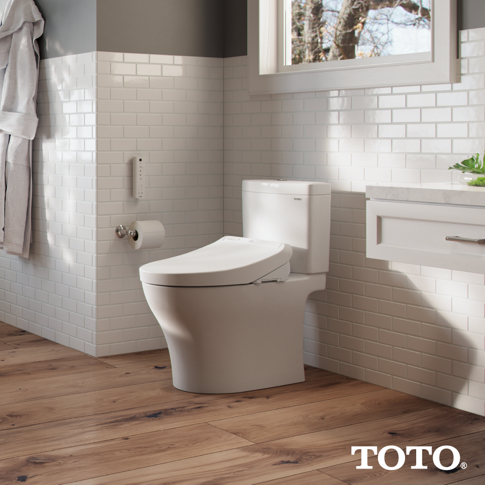 TOTO SW3036R#12 Washlet K300 Electronic Bidet Toilet Seat With Instantaneous Water Heating - Sedona Beige