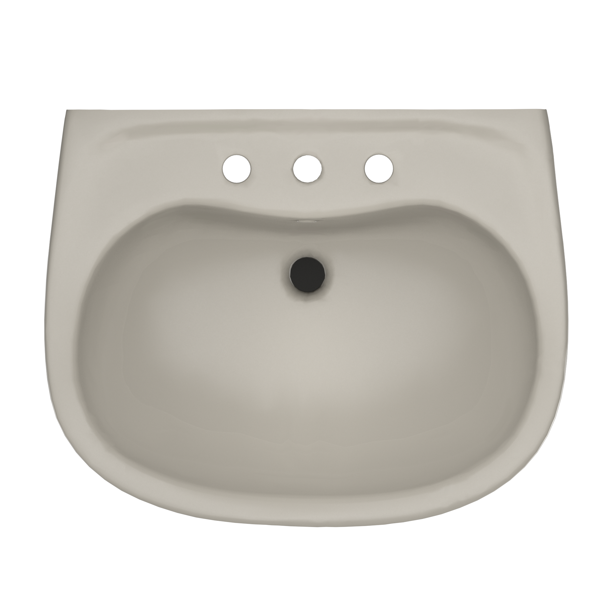 TOTO LPT241.8G#03 Supreme Oval Basin Pedestal Bathroom Sink With Cefiontect For 8 Inch Center Faucets - Bone