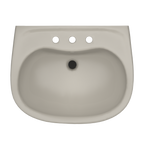 TOTO LHT242.8G#03 Prominence Oval Wall-Mount Bathroom Sink With Cefiontect And Shroud For 8 Inch Center Faucets - Bone