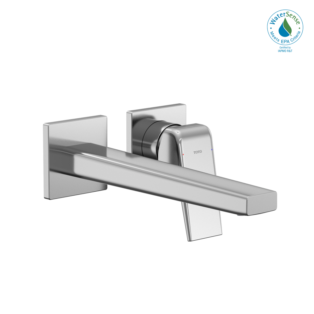 TOTO TLG10308U#CP Gb 1.2 Gpm Wall-Mount Single-Handle Long Bathroom Faucet With Comfort Glide Technology - Polished Chrome