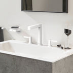 HANSGROHE 76034701 Finoris Wide-spread Faucet 160 with Pop-up Drain, 1.2 GPM - Matte White