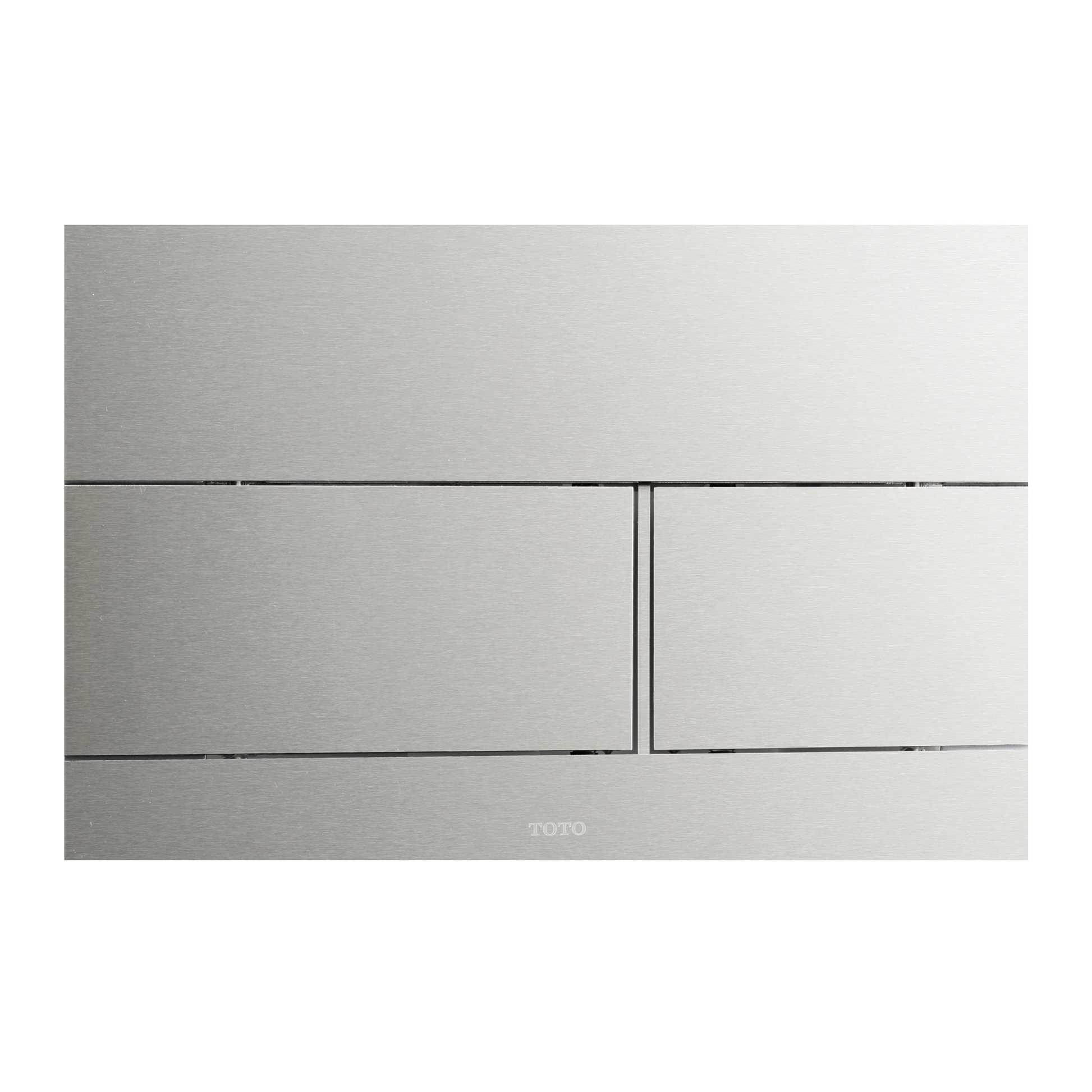 TOTO YT980#SS Dual Flush Push Button Plate For Select Duofit In-Wall Tank Unit - Stainless Steel