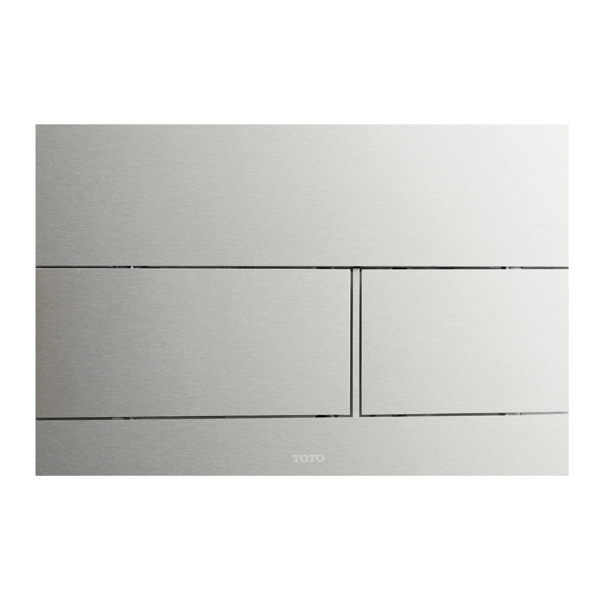 TOTO YT980#SS Dual Flush Push Button Plate For Select Duofit In-Wall Tank Unit - Stainless Steel