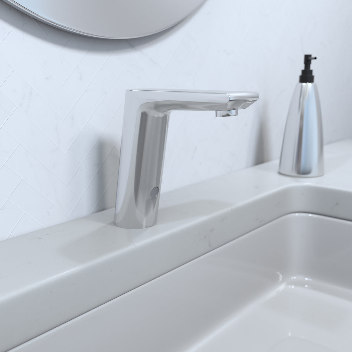 HANSGROHE 31101001 Metris S Electronic Faucet with Preset Temperature Control, 0.5 GPM - Chrome