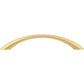 JEFFREY ALEXANDER 678-128BG Wheeler 128 mm Center-to-Center Bar Pull - Brushed Gold