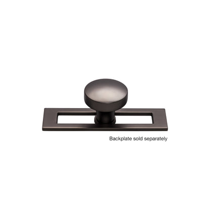 TOP KNOBS TK902AG Kinney 1 1/2" Diameter Round Knob - Ash Gray