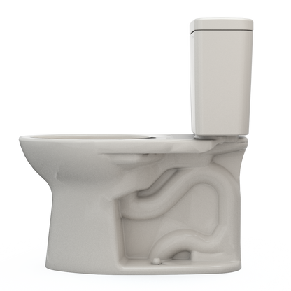 TOTO CST776CEFG#12 Drake Two-Piece Elongated 1.28 Gpf Universal Height Tornado Flush Toilet With Cefiontect - Sedona Beige