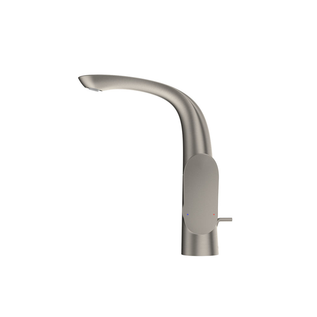 TOTO TLG01309U#BN Go 1.2 Gpm Single Side-Handle Bathroom Sink Faucet With Comfort Glide Technology And Drain Assembly - Brushed Nickel