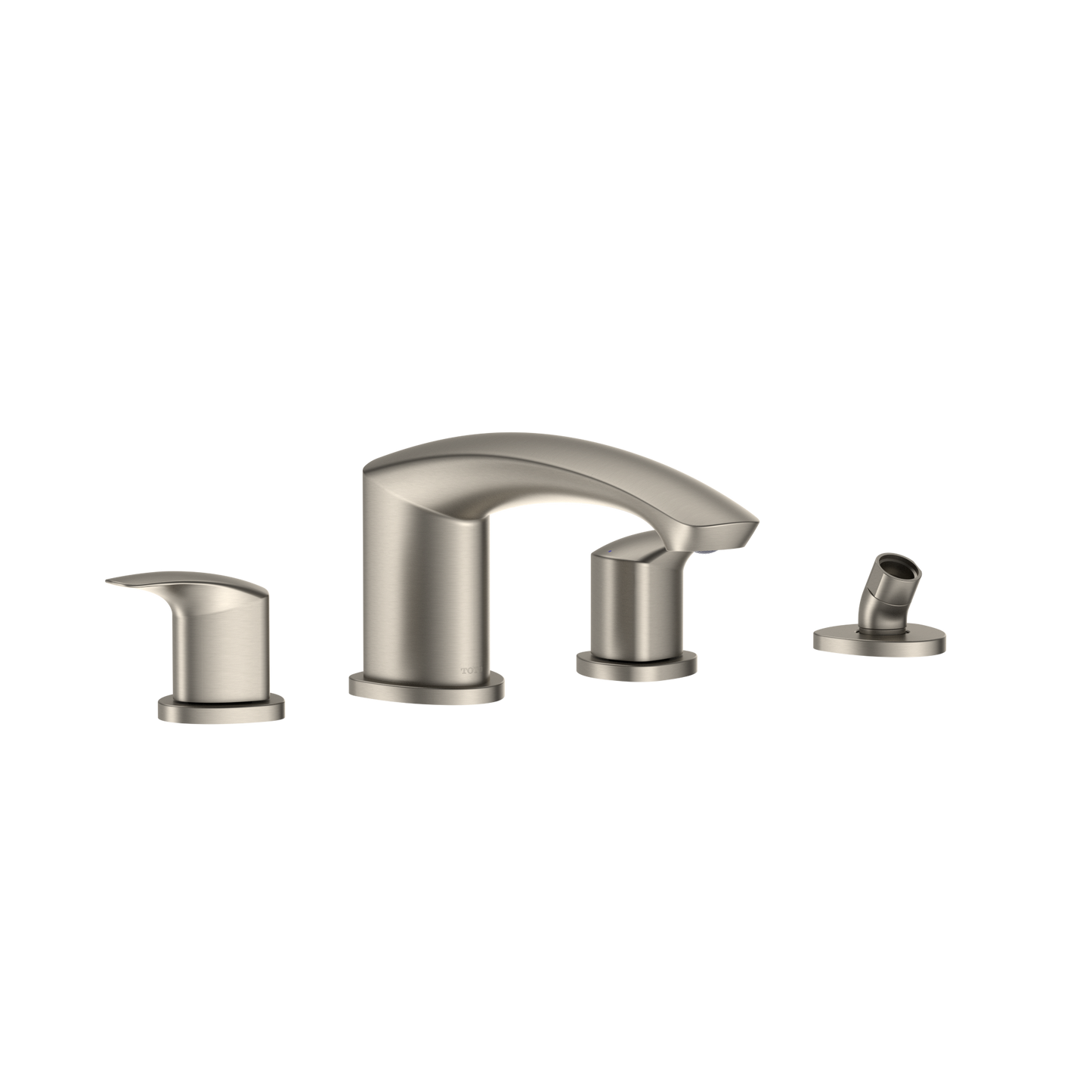 TOTO TBG09202U#BN Gm Two-Handle Deck-Mount Roman Tub Filler Trim With Handshower - Brushed Nickel