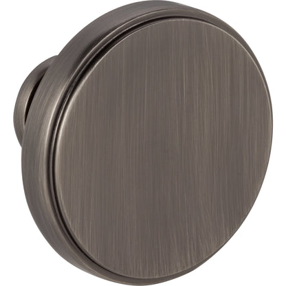 JEFFREY ALEXANDER 171L-BNBDL Richard 1-3/4" Diameter Round Knob - Brushed Pewter