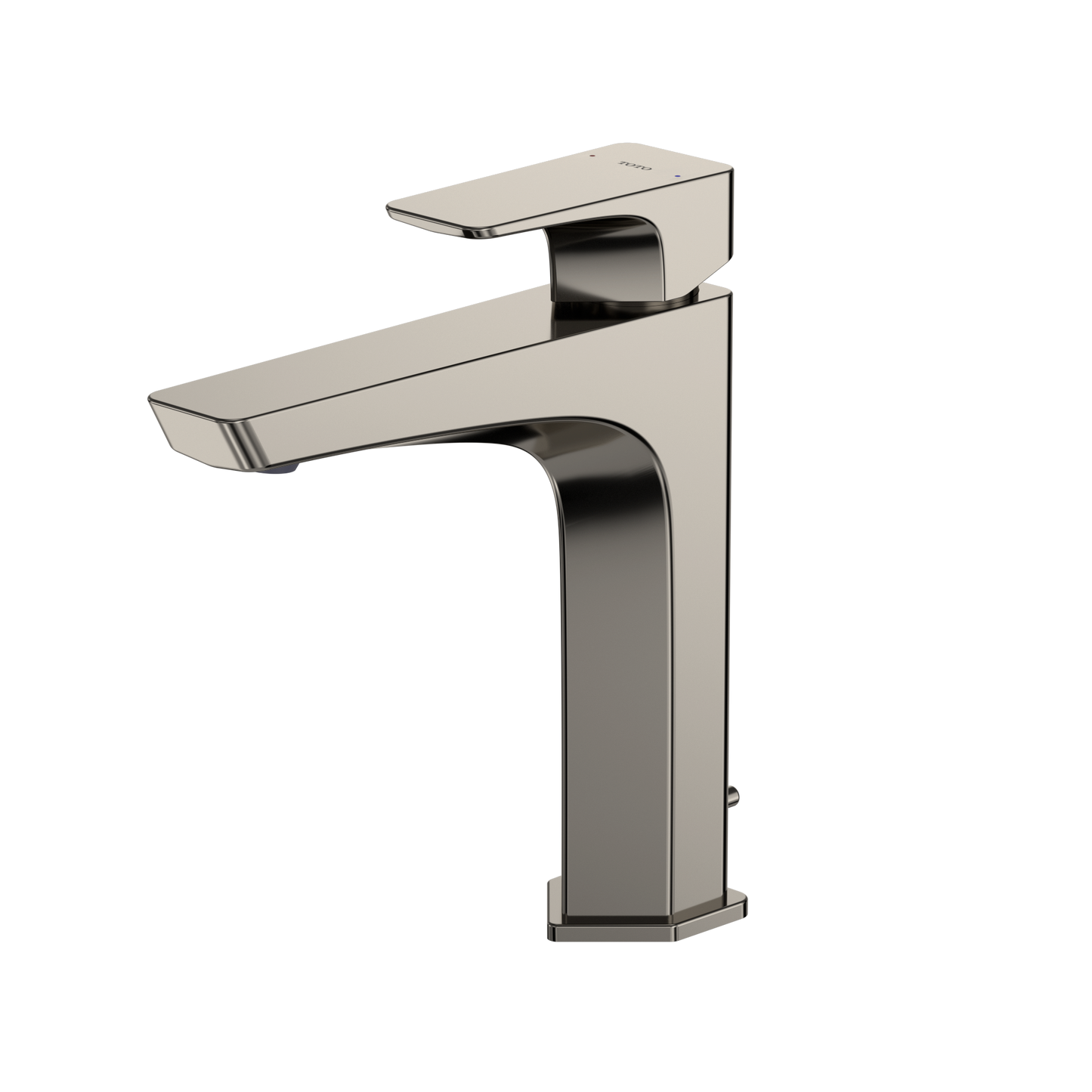 TOTO TLG07303U#PN GE 1.2 GPM Single Handle Semi-Vessel Bathroom Sink Faucet with COMFORT GLIDE Technology , Polished Nickel