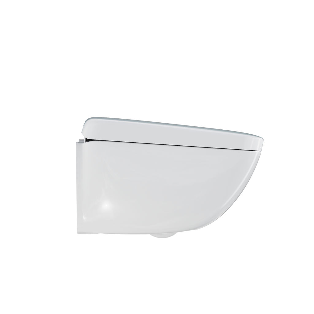 TOTO CWT9538CEMFG#01 Neorest Wx1 Dual Flush 1.2 Or 0.8 Gpf Wall-Hung Toilet With Integrated Bidet Seat And Ewater+ - Cotton White