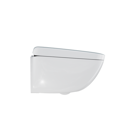 TOTO CWT9538CEMFG#01 Neorest Wx1 Dual Flush 1.2 Or 0.8 Gpf Wall-Hung Toilet With Integrated Bidet Seat And Ewater+ - Cotton White