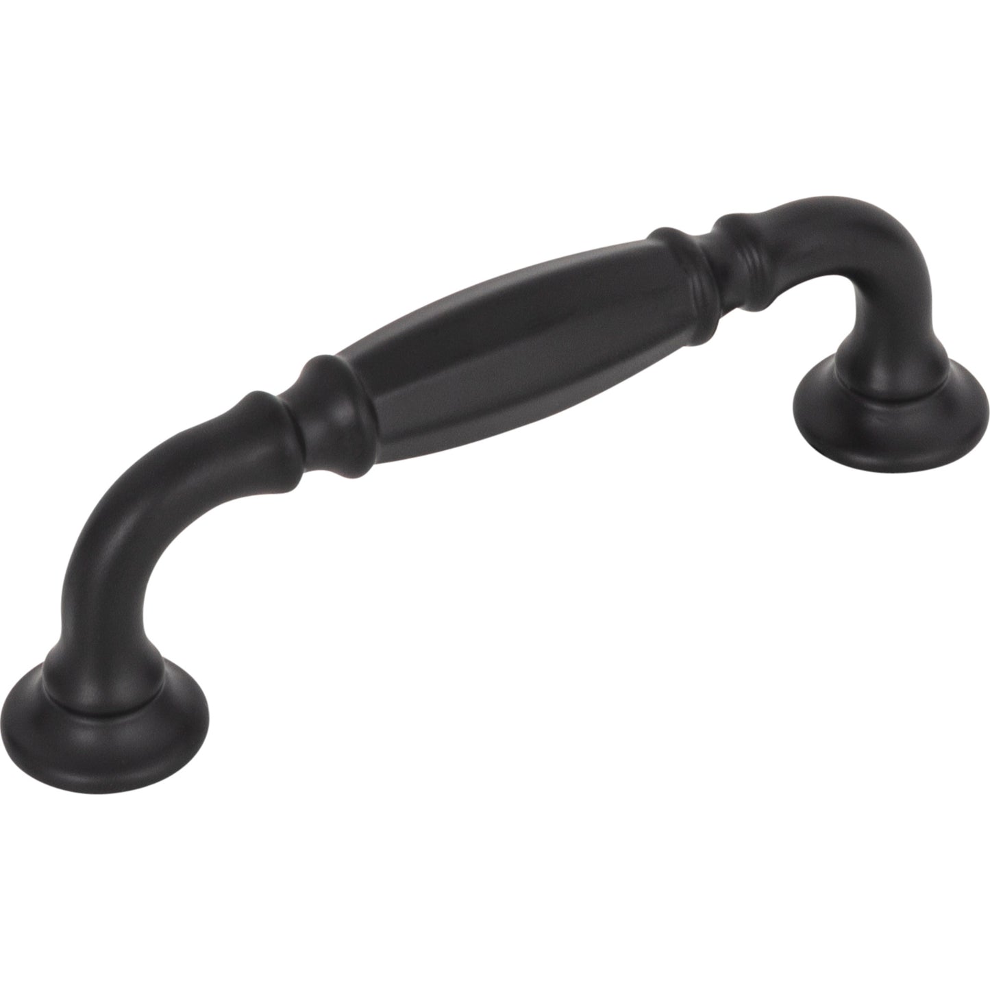 TOP KNOBS TK1051BLK Barrow 3 3/4" Center to Center Bar Pull - Flat Black