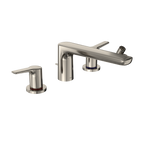 TOTO TBG03202U#PN Gs Four-Hole Deck-Mount Roman Tub Filler Trim With Handshower - Polished Nickel