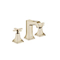 HANSGROHE 31306831 Metropol Classic Widespread Faucet 110 with Cross Handles and Pop-Up Drain, 1.2 GPM - Polished Nickel