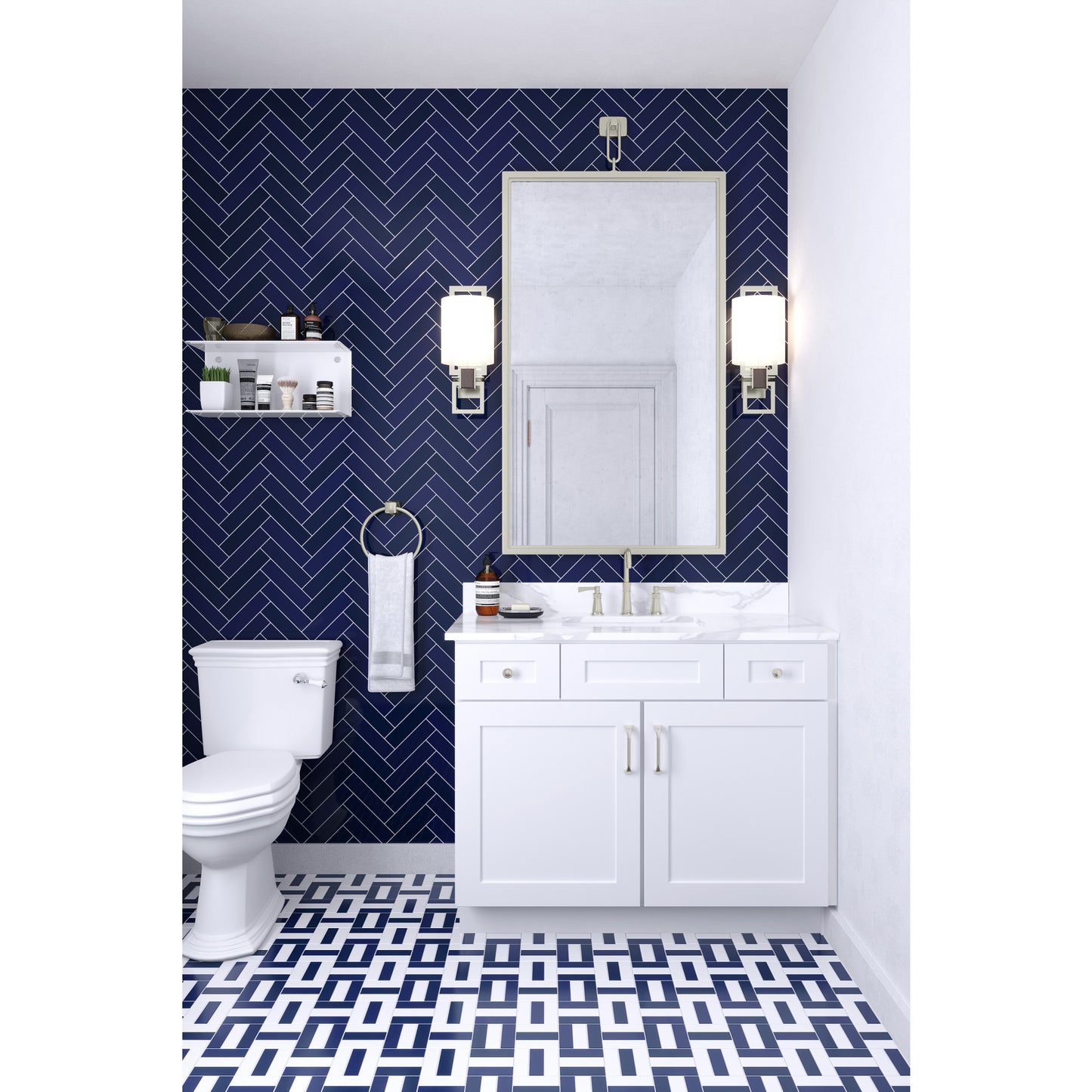 JEFFREY ALEXANDER Z110-SN Cordova 1-3/16" Diameter Mushroom Knob - Satin Nickel