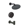 HANSGROHE 04957670 Vernis Blend Pressure Balance Tub/Shower Set, 1.5 GPM - Matte Black
