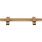 JEFFREY ALEXANDER 698-96SBZ Larkin Knurled Ends 96 mm Center-to-Center Bar Pull - Satin Bronze