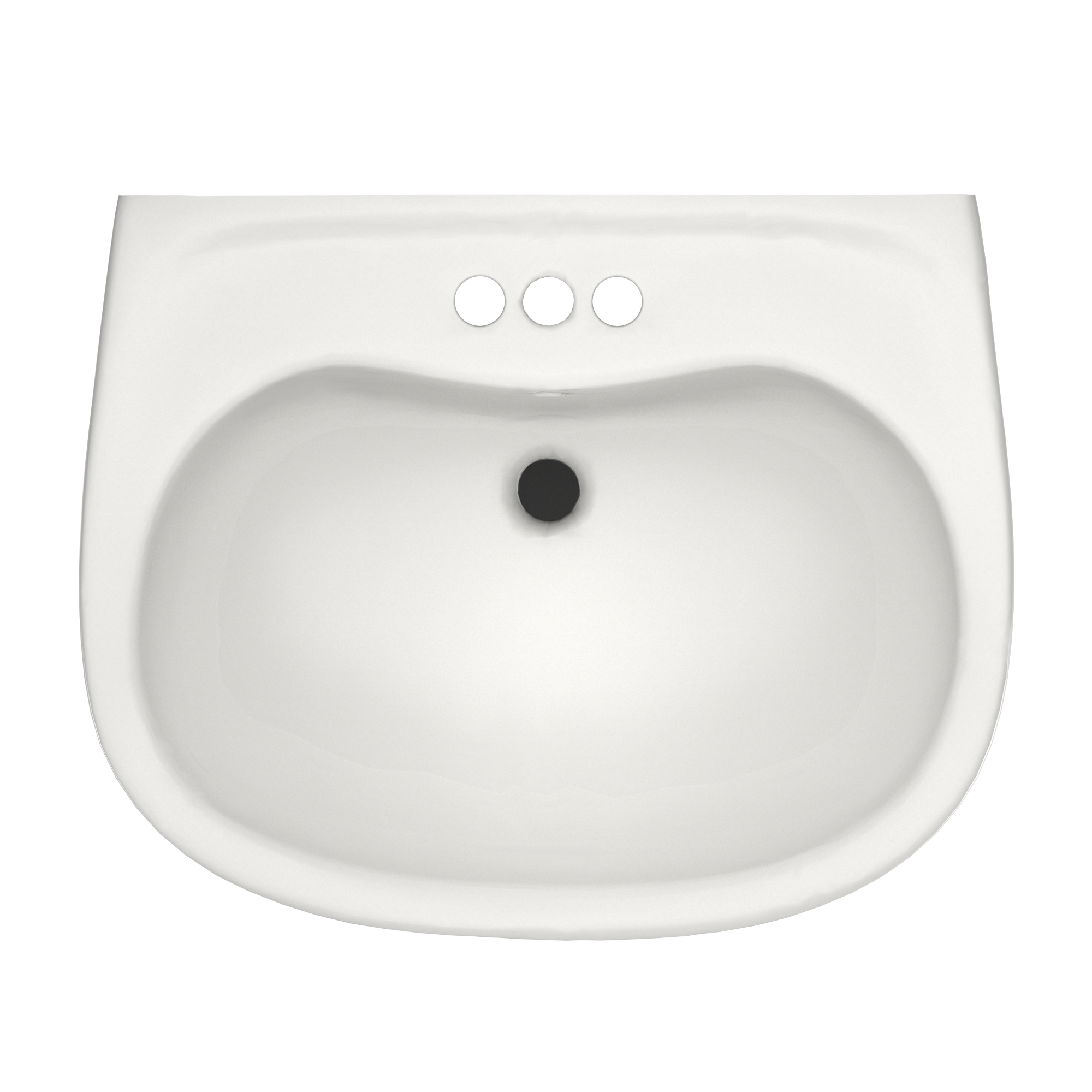 TOTO LHT242.4G#11 Prominence Oval Wall-Mount Bathroom Sink With Cefiontect And Shroud For 4 Inch Center Faucets - Colonial White