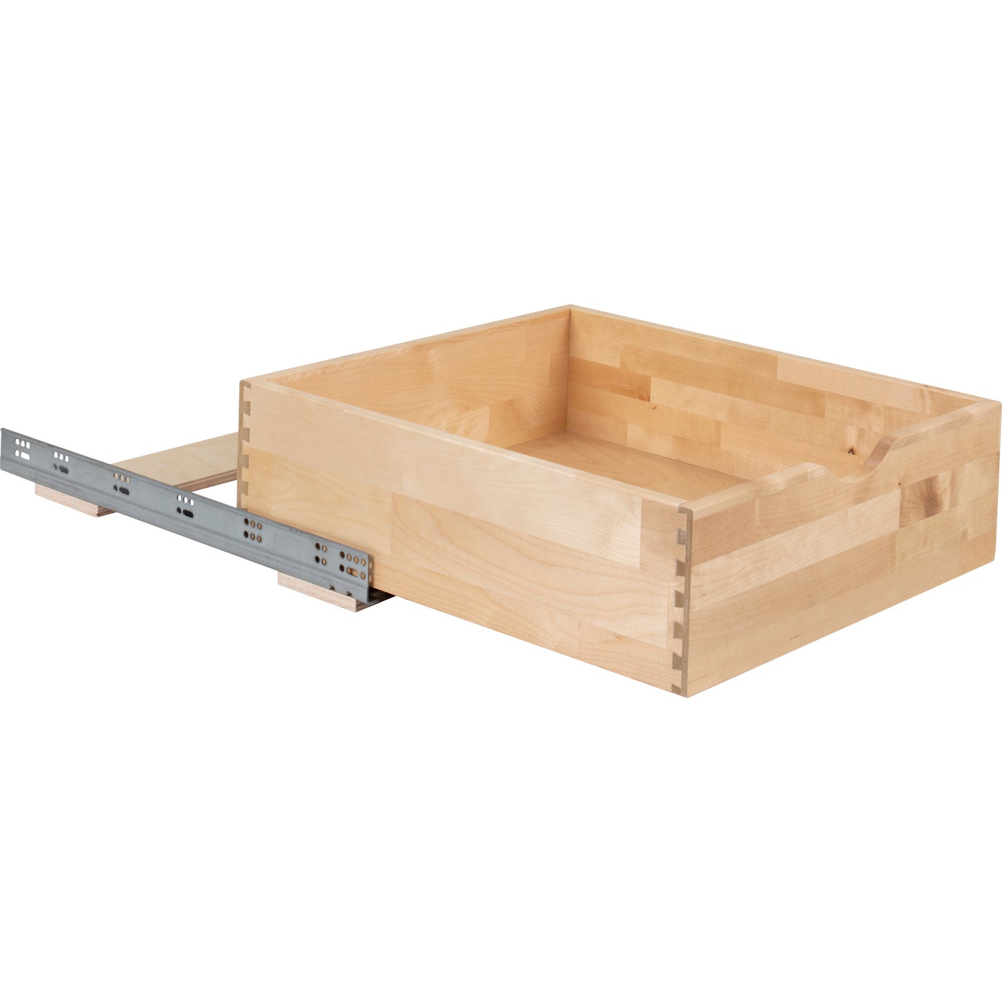 HARDWARE RESOURCES RO21-WB 21" Wood Rollout Drawer - UV Coated