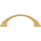 JEFFREY ALEXANDER 944-96BG Roman 96 mm Center-to-Center Arch Pull - Brushed Gold