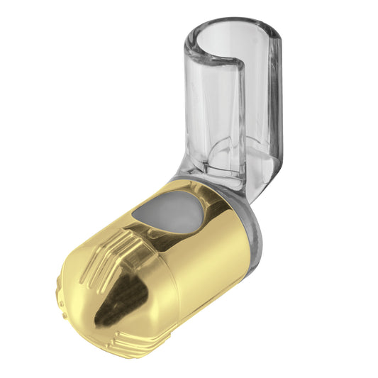 HANSGROHE 88590930 Unica Wallbar E Slider - Polished Brass