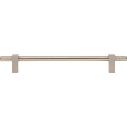 JEFFREY ALEXANDER 698-192SN Larkin Knurled Ends 192 mm Center-to-Center Bar Pull - Satin Nickel