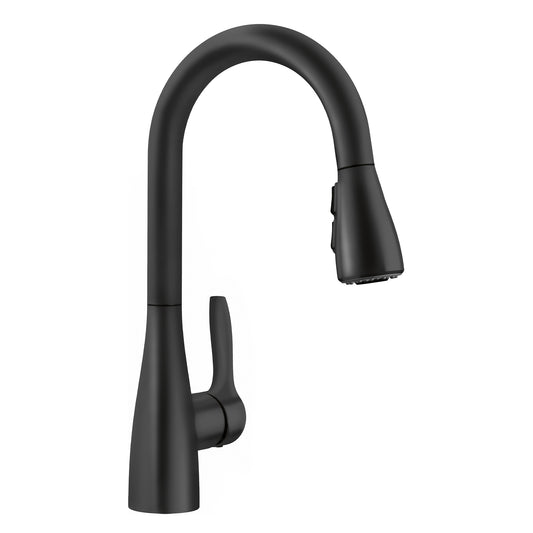 BLANCO 443028 Atura Atura Pull-Down Dual-Spray Bar Faucet - Matte Black in Matte Black