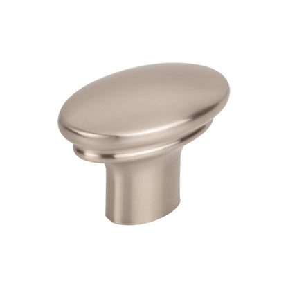 TOP KNOBS TK3051BSN Julian 1 3/8" Length Oval Knob - Brushed Satin Nickel