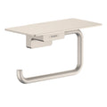 HANSGROHE 41772820 AddStoris Toilet Paper Holder with Shelf - Brushed Nickel