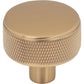 TOP KNOBS TK3230HB Burnham 1 1/4" Length Round Knob - Honey Bronze