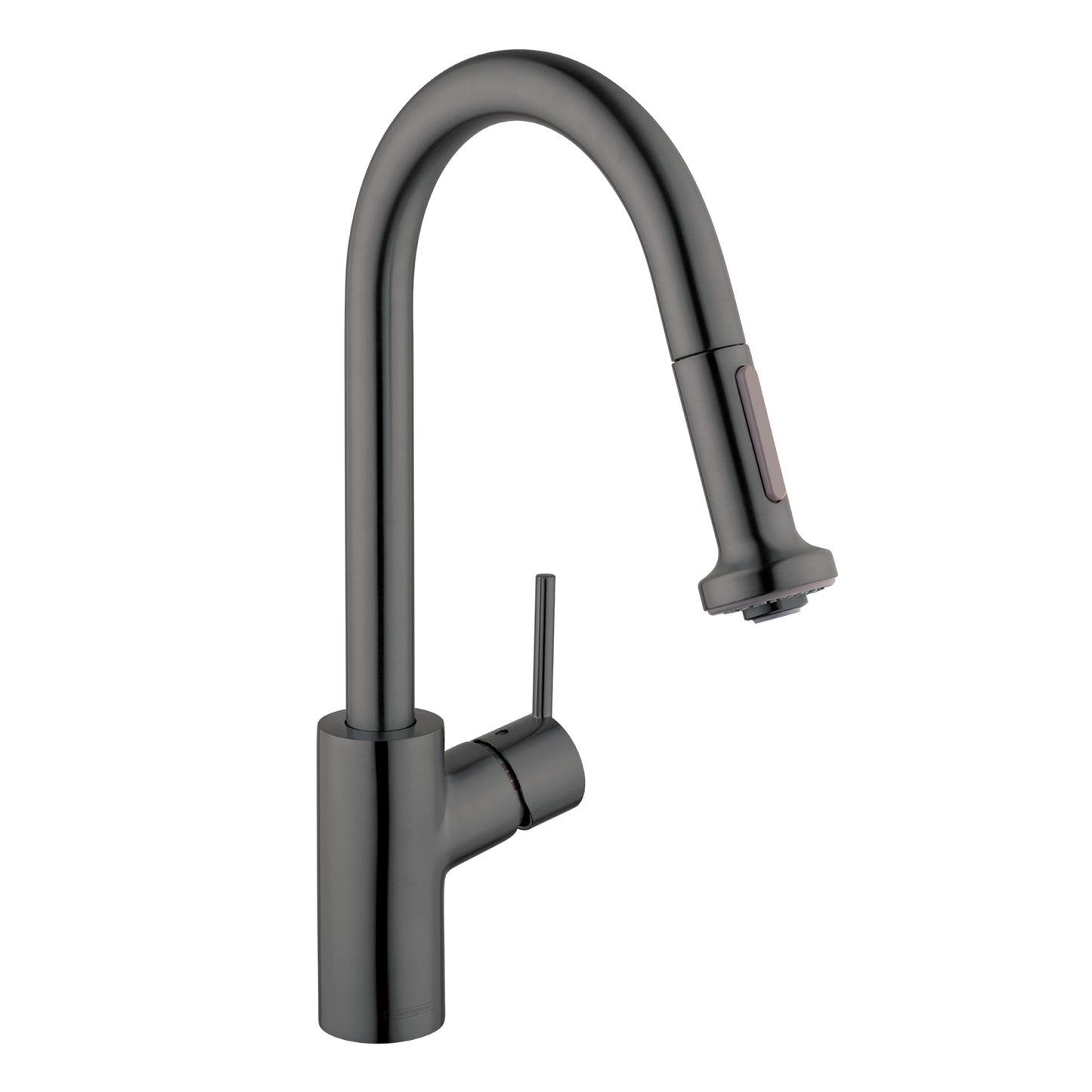 HANSGROHE 04310341 Talis S² HighArc Kitchen Faucet, 2-Spray Pull-Down, 1.5 GPM - Brushed Black Chrome