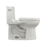 TOTO MS604124CEFG#12 Ultramax Ii One-Piece Elongated 1.28 Gpf Universal Height Toilet With Cefiontect And Ss124 Softclose Seat - Sedona Beige