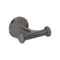 AXOR 42812340 Universal Circular Double Hook - Brushed Black Chrome