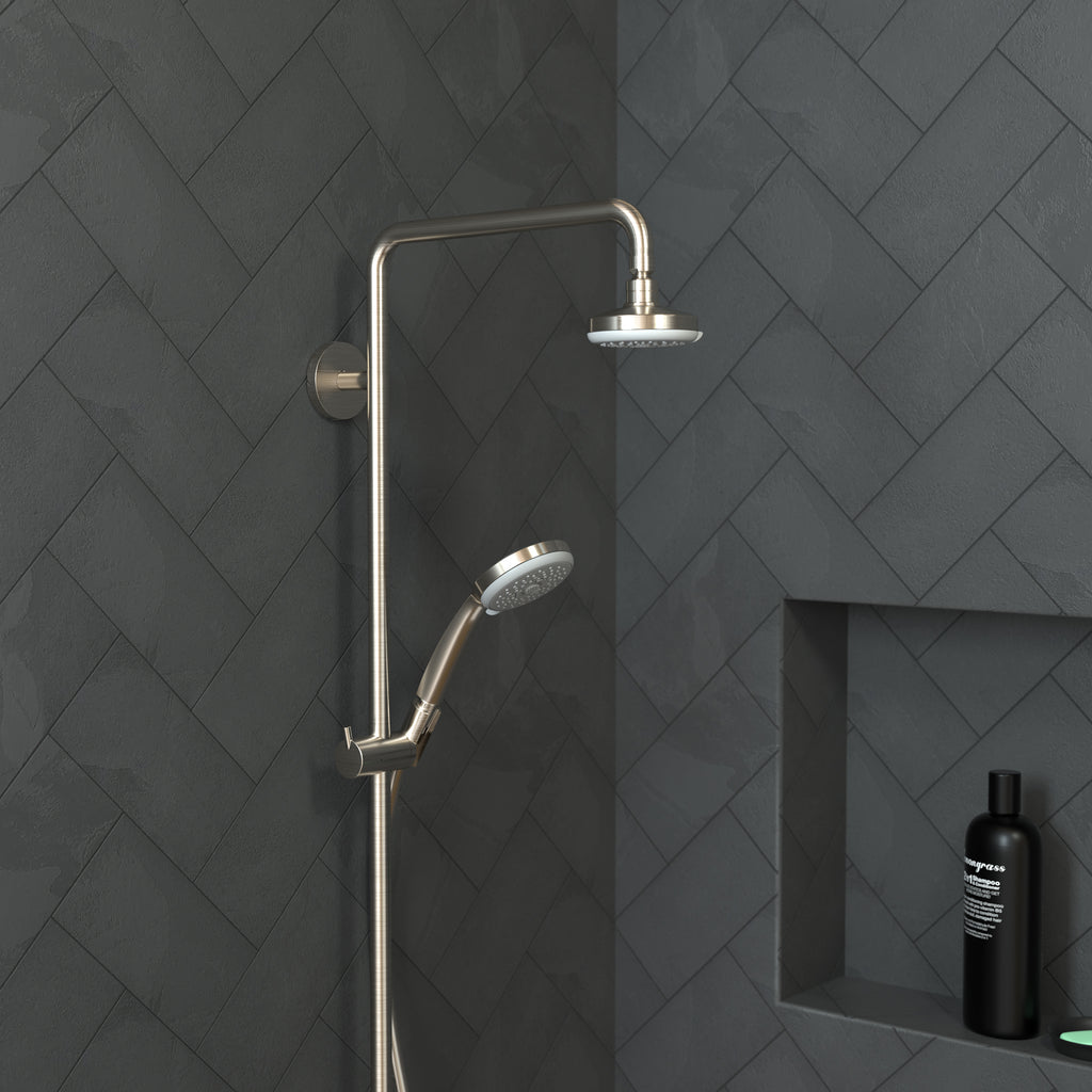 HANSGROHE 04073820 Croma 100 Handshower E 3-Jet, 2.5 GPM - Brushed Nickel