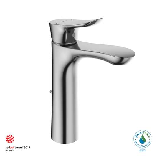 TOTO TLG01304U#BN Go 1.2 Gpm Single Handle Semi-Vessel Bathroom Sink Faucet With Comfort Glide Technology - Brushed Nickel