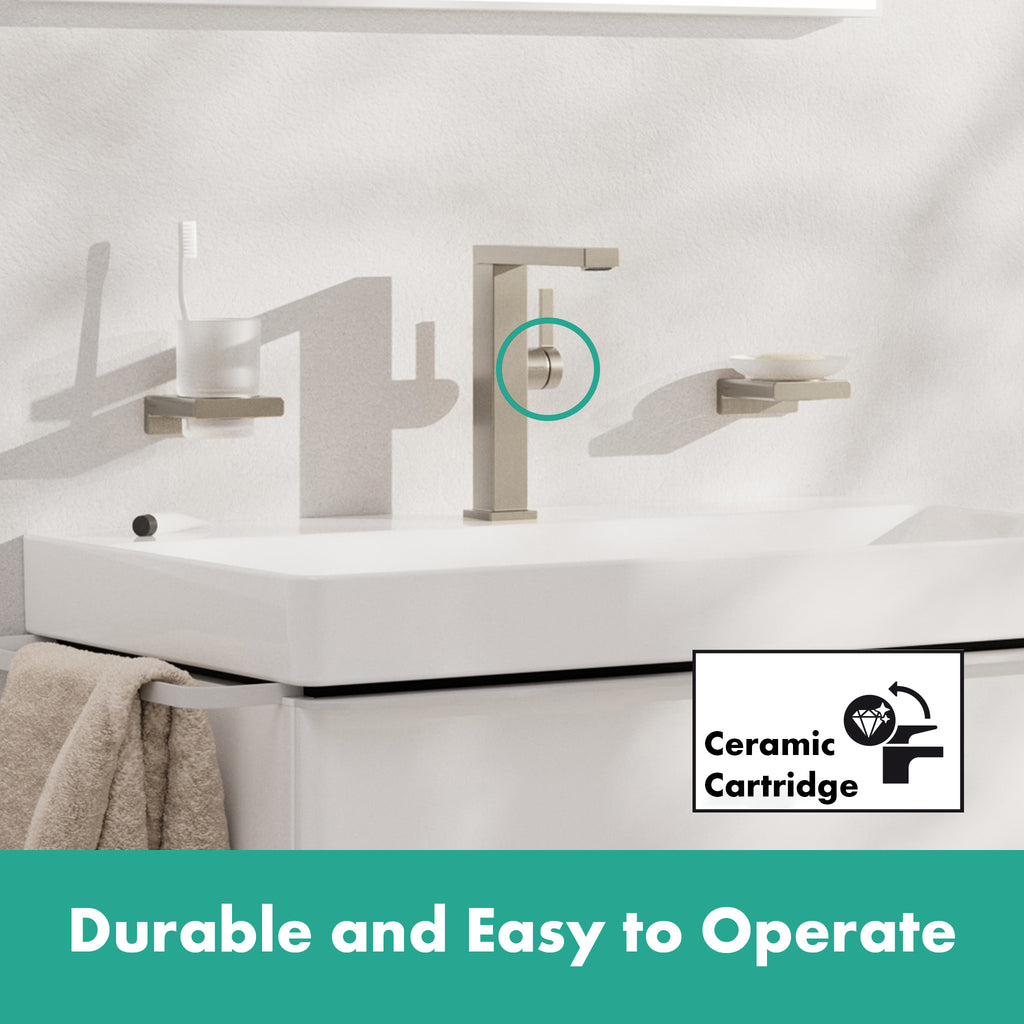 HANSGROHE 73072821 Tecturis E Single-Hole Fine 240, 1.2 GPM - Brushed Nickel