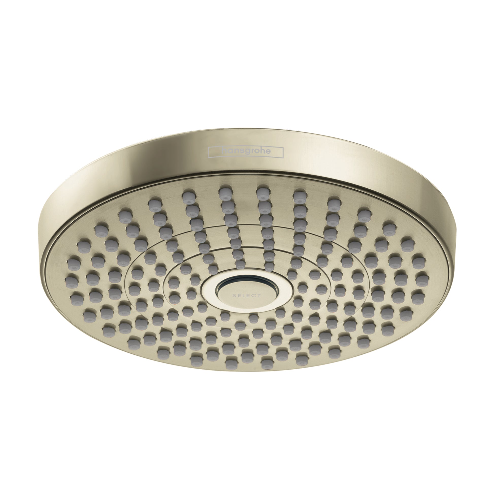 HANSGROHE 04825830 Croma Select S Showerhead 180 2-Jet, 2.5 GPM - Polished Nickel